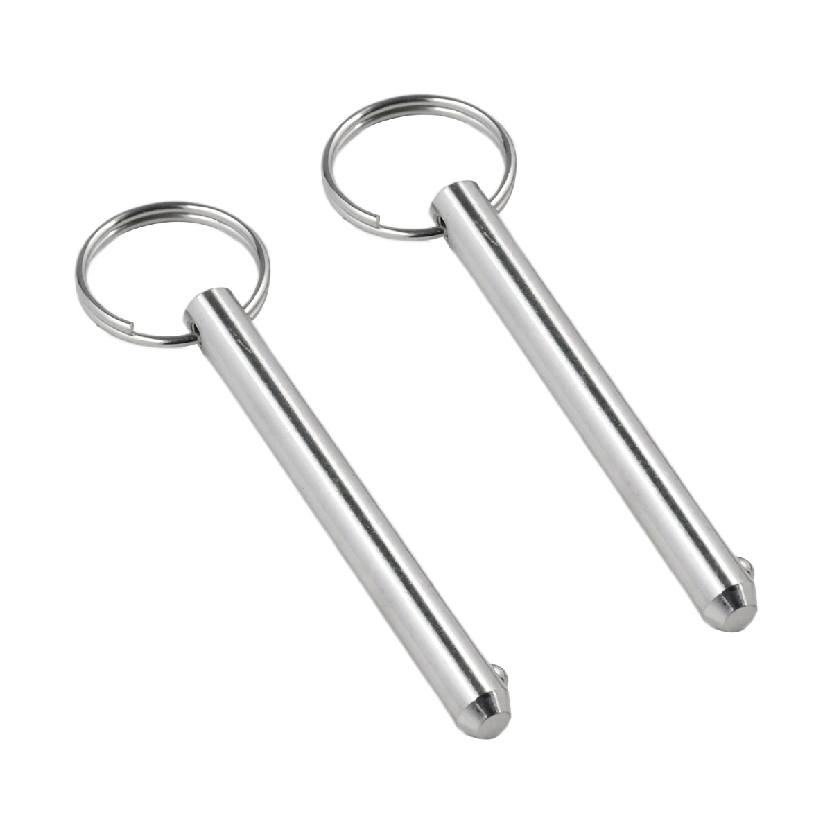 Diamètre 3/8" (9,5 mm), longueur utile 3" (76 mm), lot de 2 goupilles longues à dégagement rapide, longueur totale 3,6" (92 mm) pour Bimini