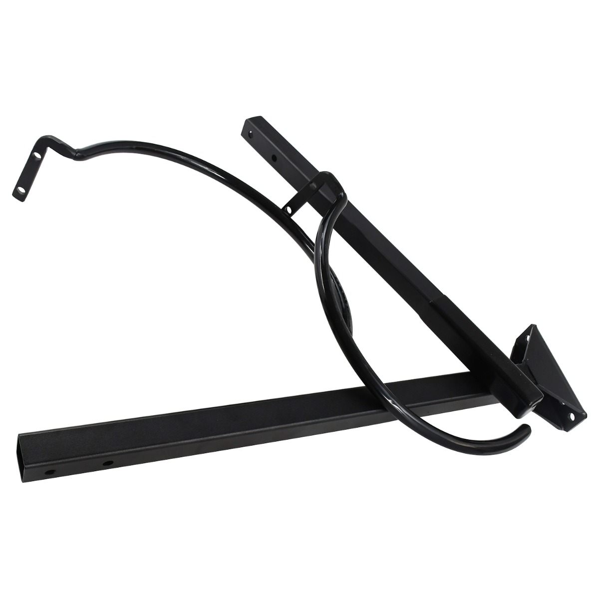 Poignée de tondeuse à rayon de braquage nul 45-0572, compatible avec la poignée/le support de seau de tondeuse autoportée à rayon de braquage nul, compatible avec l'outil de nettoyage de poubelle extérieure, support de seau de 5 gallons, noir