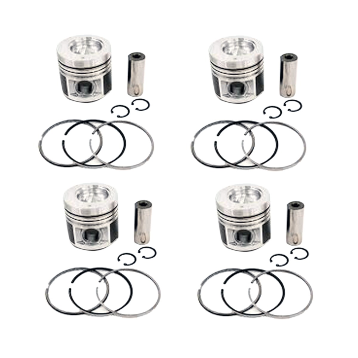 Ensemble piston et segments M32A17-05500 pour Mitsubishi