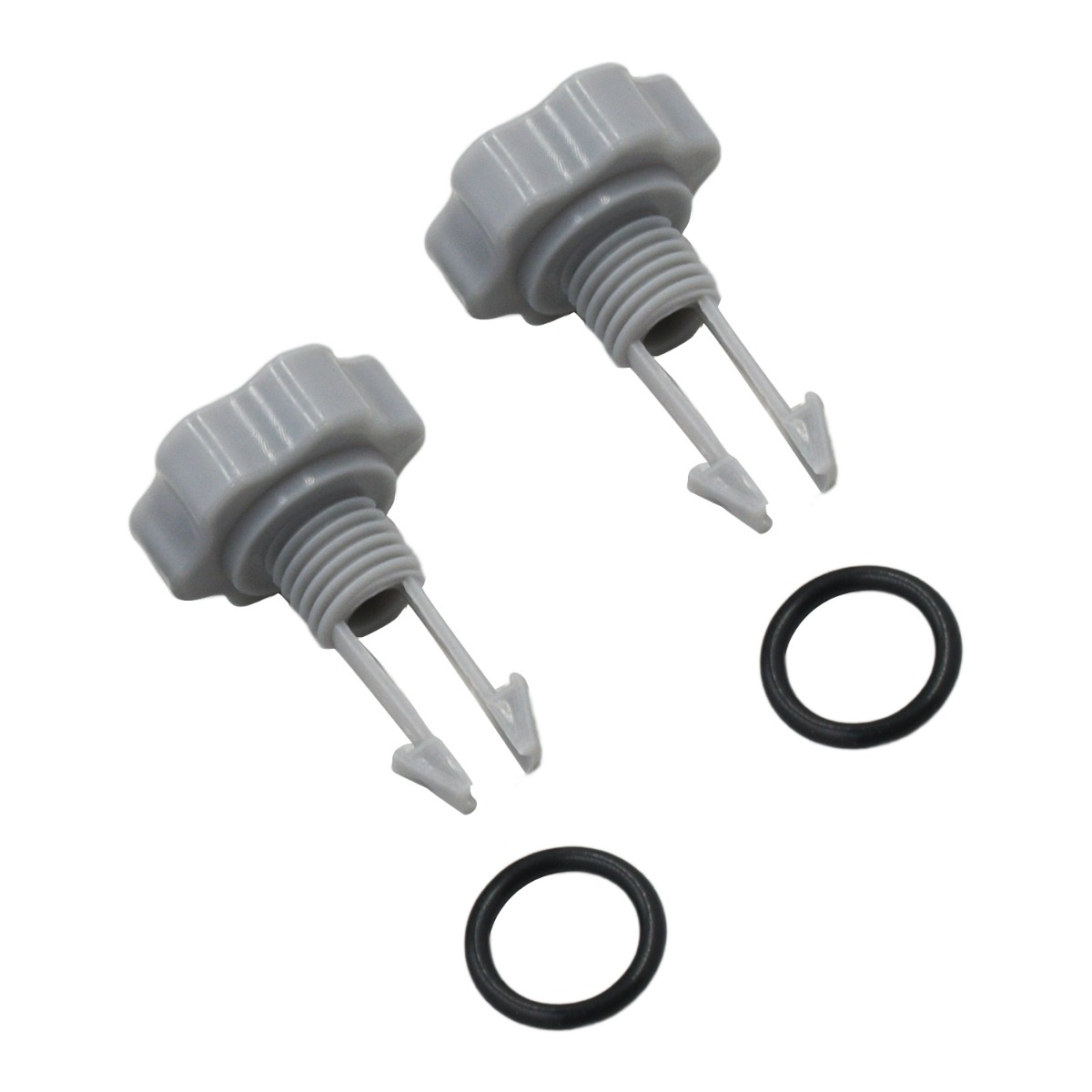 2 vannes de purge avec joint torique 10460 pour Intex