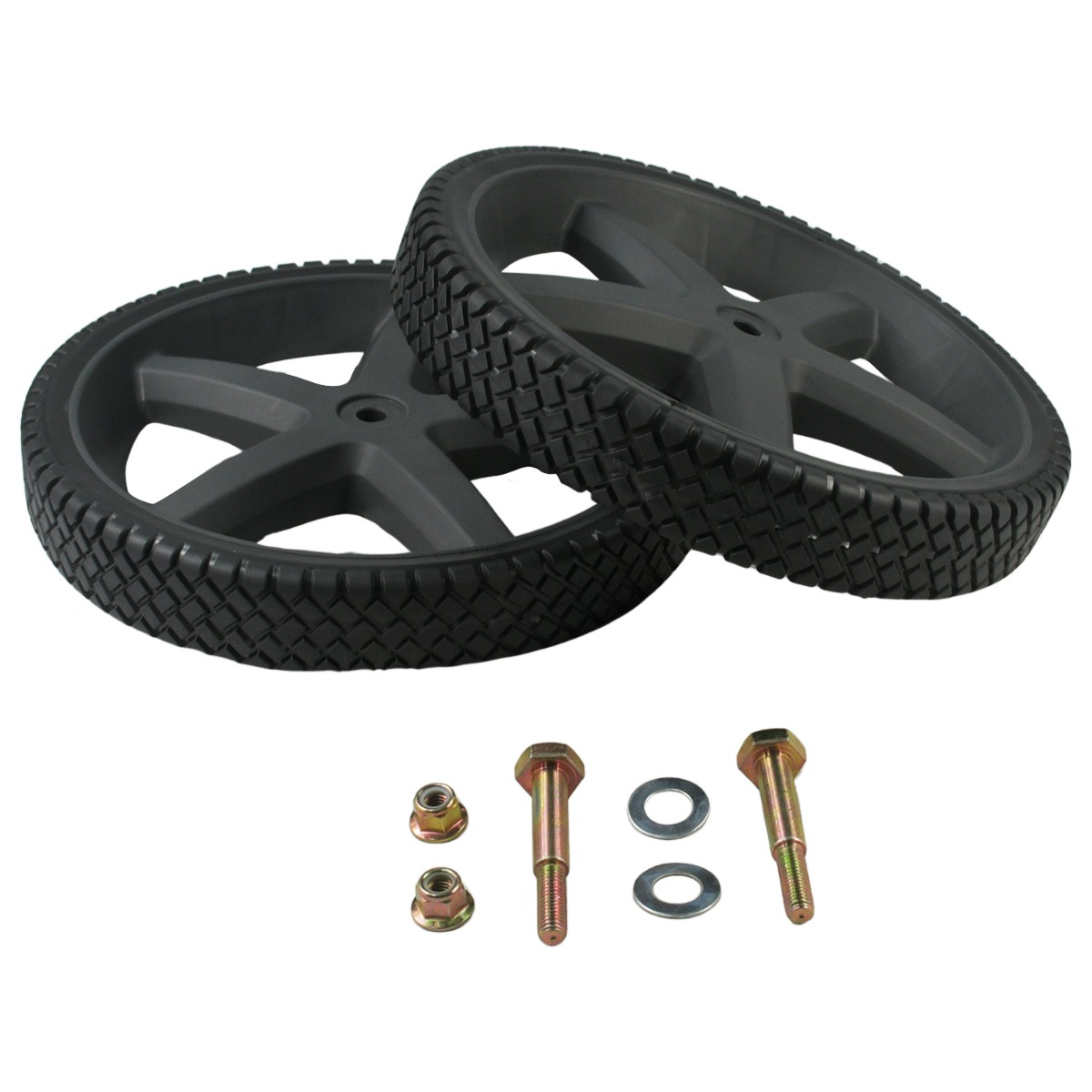 2 roues de rechange pour chariot de nettoyeur haute pression 308451053 pour Ryobi