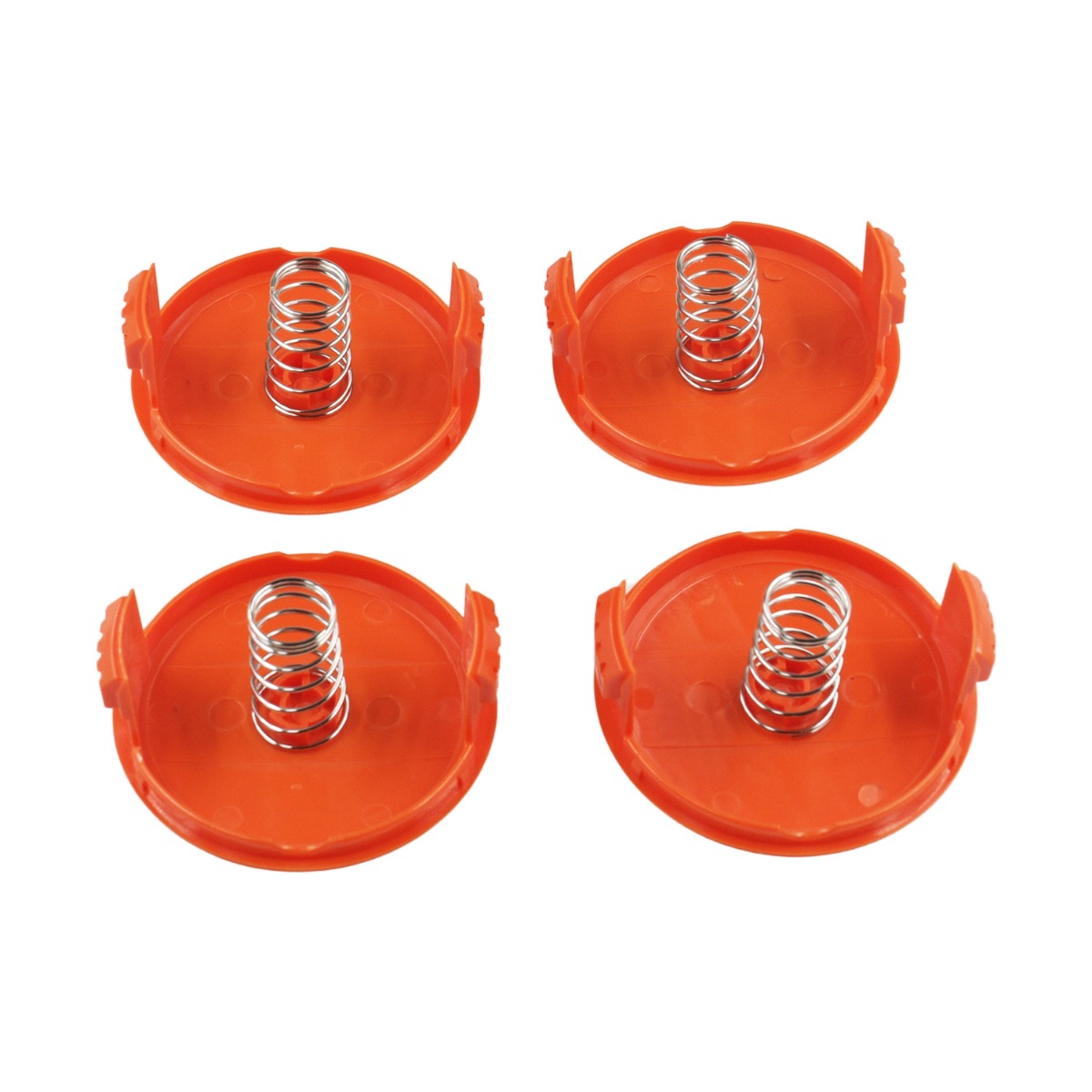 4 capuchons de ligne de coupe-bordures et ressort 385022-03 pour Black & Decker