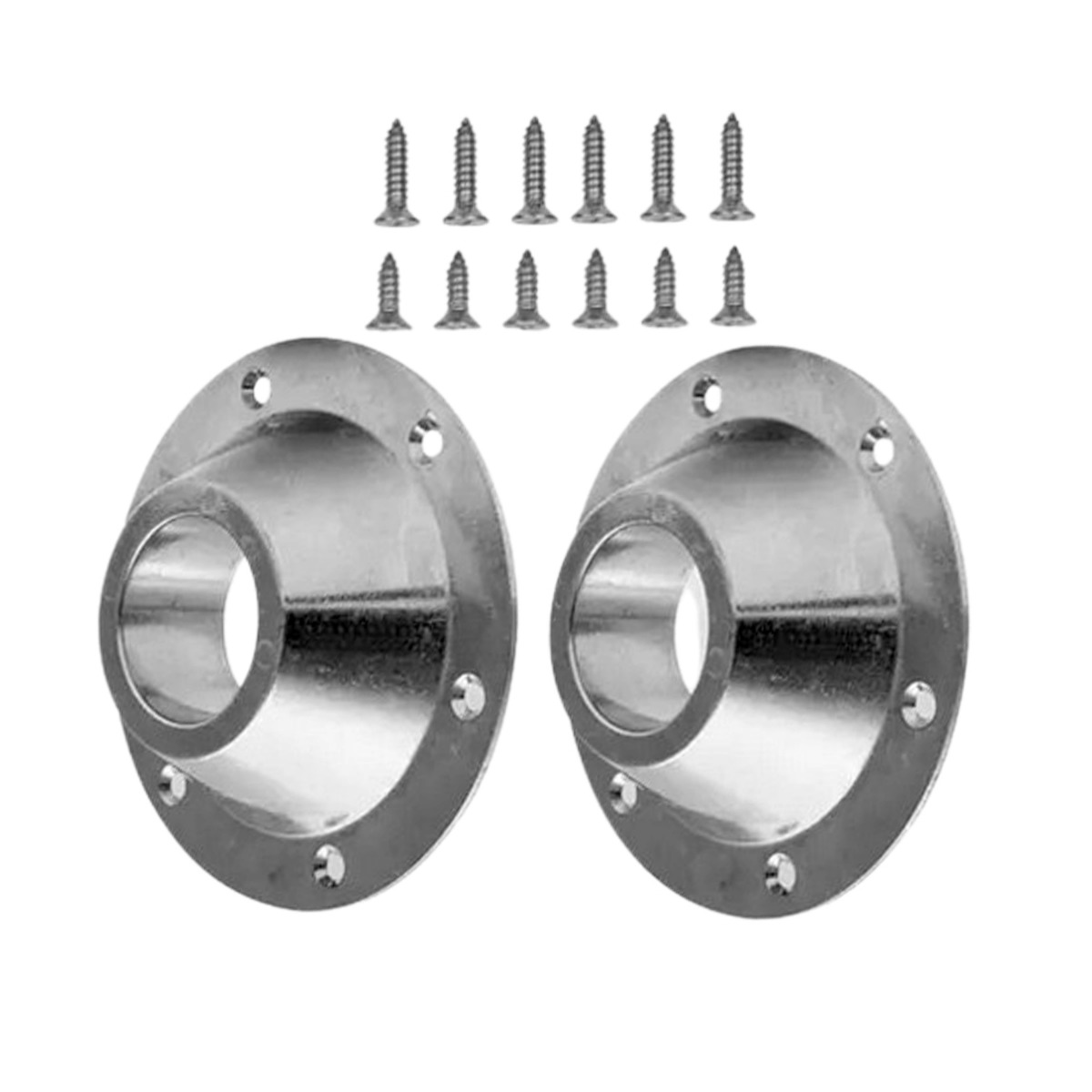 2 pièces de colonne de pied de table RV avec 6 trous de fixation